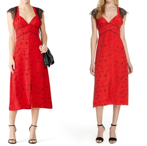 NWT Tanya Taylor Zodiac Print Kara Dress - Picture 2 of 6